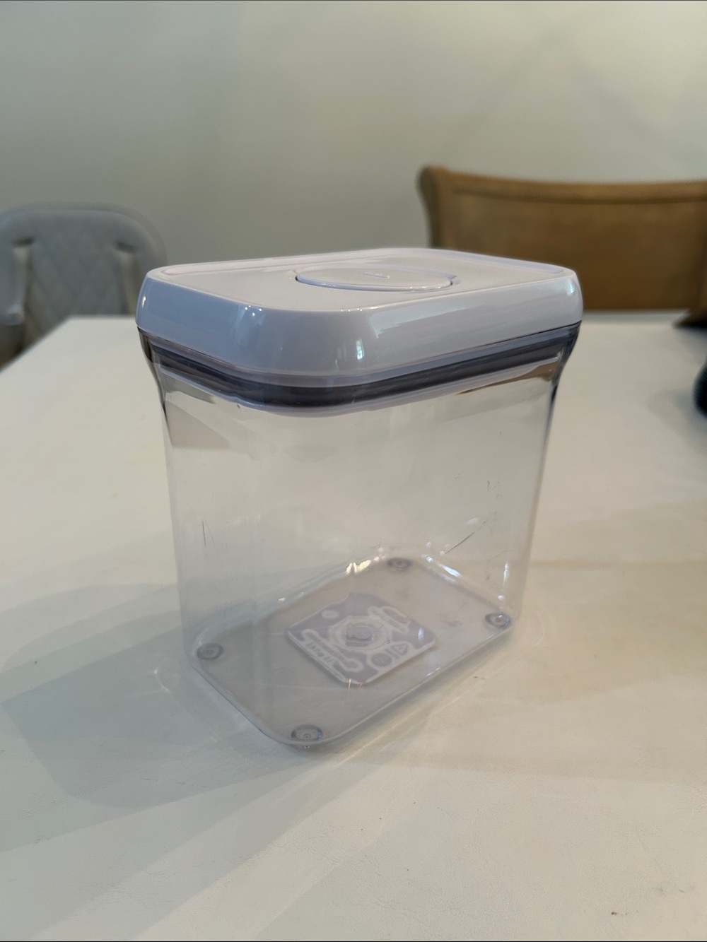 OXO Airtight Clear Storage Container with White Lid